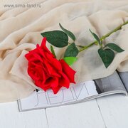 Цветы искусственные "Роза Гран При" 7х46 см, красный (3794241) 