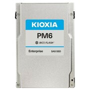  SSD Kioxia PM6-V KPM61VUG6T40, 6400GB 2.5" 15mm, SAS 24G, TLC, R/W 4150/3700 MB/s, IOPs 595K/290K, TBW 35040 