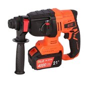  Перфоратор беcщеточный ACDC BBH-21BL One plus (Li-ion-2шт, 4.0Ач, 1,9Дж, 2 режима, З/У, 3 буры,в кейсе) 