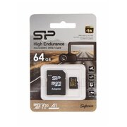  Карта памяти Silicon Power Superior Golden (SP064GBSTXDV3V1GSP) 64GB A1 microSDXC Class 10 UHS-I U3 A1 100/80 Mb/s (SD адаптер) 