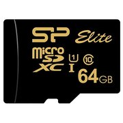 Карта памяти Silicon Power Elite Gold (SP064GBSTXBU1V1G) 64GB microSDXC Class 10 UHS-I U1 85Mb/s 