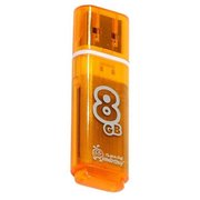  USB-флешка Smartbuy 8GB Glossy Series Orange 