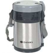 Термос Daniks SL-200MY серебристый 