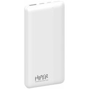  Внешний аккумулятор Hiper MX Pro 10000 (MX Pro 10000 White) 10000mAh 3A QC PD 1xUSB белый 