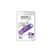  USB-флешка Exployd 4GB-570 пурпур 