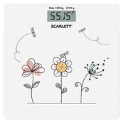  Весы напольные Scarlett SC-BS33E025 цветы графика 