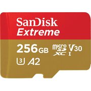  Карта памяти SanDisk (SDSQXAV-256G-GN6MN) 256GB microSDXC Class 10 UHS-I A2 C10 V30 U3 Extreme 190MB/s 
