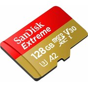  Карта памяти SanDisk (SDSQXAA-128G-GN6MN) 128GB microSDXC Class 10 UHS-I A2 C10 V30 U3 Extreme 190MB/s 