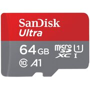  Карта памяти SanDisk (SDSQUAB-064G-GN6MN) 64GB microSDXC Class 10 Ultra UHS-I A1 140MB/s 