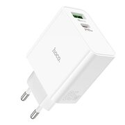  СЗУ HOCO C113A, Аwesome PD65W, 2USB, 1A1C, (EU) (белый) 