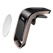  Автомобильный держатель HOCO CA74 Universe air outlet magnetic, black＆metal gray 