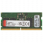  ОЗУ Kingston (KVR48S40BS6-8) 8GB 4800MT/s DDR5 Non-ECC CL40 SODIMM 1Rx16 