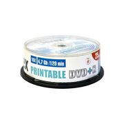  Диск DVD+R Mirex (UL130029A1M) 4.7 Gb, 16x, Cake Box (25), Ink Printable (25/300) 