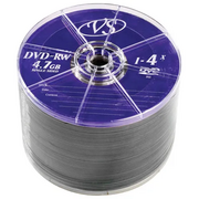  Диск DVD-RW VS (VSDVDRWB5001) 4.7 Gb, 4x, Bulk (50), (50/600). 