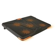  Подставка для ноутбука CROWN CMLS-133 (CM000003236) 19" 390*295*30 мм , кулеры D110mm*1+ D85mm*4, оранжевая led подсветка, регулятор скорости 