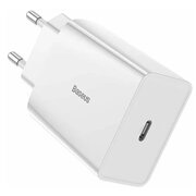  СЗУ BASEUS Speed Mini (CCFS-SN02) USB-C, 3A, 20W ( белый) 