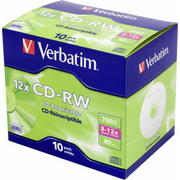  Диск CD-RW Verbatim (43148) 700Mb 12x Jewel case (10шт) 