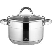  Кастрюля LARA Aurora LR02-403 нерж 4.8л 