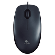  Мышь Logitech M100 (910-005006) USB Optical Wired Dark Grey 