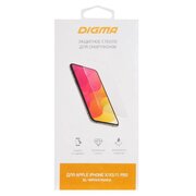  Защитное стекло Digma (DGG3AP11PA) для Apple iPhone X/XS/11 Pro 3D 1шт. 