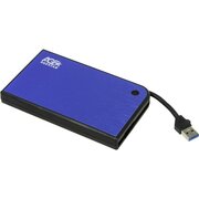  Внешний корпус AgeStar 3UB2A14 Blue для HDD/SSD 2.5" SATA II пластик/алюминий синий 