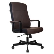  Кресло Бюрократ Dominus-BR искусств. кожа коричневый/черный 