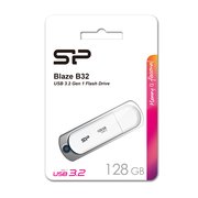  USB-флешка Silicon Power 128Gb Blaze B32 Белый 