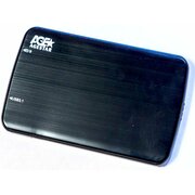  Внешний корпус AgeStar 31UB2A12C для HDD/SSD 2.5" SATA пластик/алюминий черный 