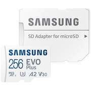  Карта памяти Samsung EVO Plus A2 V30 (MB-MC256KA/APC) microSDHC 256GB Class10 UHS-I, w/adapter 