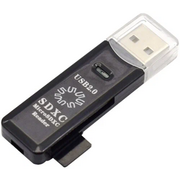  Кардридер 5bites RE2-100BK USB2.0/SD/TF/USB Plug/Black 