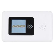  Модем 3G/4G Digma Mobile WiFi DMW1969 (DMW1969-WT) micro USB Wi-Fi Firewall +Router внешний белый 