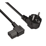  Кабель питания ExeGate OfficePC PC-1,2 EX273393RUS 450W (Евровилка Schuko - C13 угловой, черный, 1.2м) 