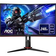  Монитор AOC C32G2ZE Black-Red 