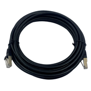  Патч-корд Buro (BU-7-5M) STP 4 пары cat7 CCA molded 5м черный RJ-45 (m)-RJ-45 (m) 