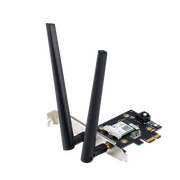  Сетевой адаптер Asus (PCE-AX3000) AX3000/PCI Express/WiFi + Bluetooth (ант.внеш.съем) 2ант. 