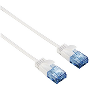  Патч-корд Hama Slim-Flexible (135778) UTP 4 пары cat6 1.5м белый RJ-45 (m)-RJ-45 (m) 
