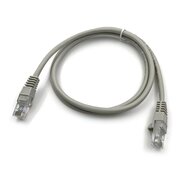  Патч-корд Buro (UTP-5E-1M-G) UTP 4 пары cat5E CCA molded 1м серый RJ-45 (m)-RJ-45 (m) 