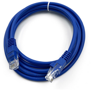  Патч-корд Buro (UTP-5E-2M-BL) UTP 4 пары cat5E CCA molded 2м синий RJ-45 (m)-RJ-45 (m) 