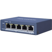  Коммутатор Hikvision (DS-3E0505P-E) 1x100Mb 4G 4PoE+ 60W неуправляемый 