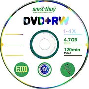  Диск DVD+RW SMARTBUY (SB000064) 4, 7GB 4X SP-100 