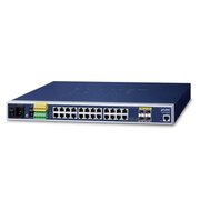  Коммутатор Planet IP30 19" Rack Mountable Industrial L2+/L4 (IGSW-24040T) Managed Ethernet Switch, 24*1000T with 4 shared 100/1000X управляемый 