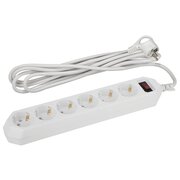  Сетевой фильтр ЭРА USF-6es-5m-W-BOX (Б0037264) 6 розеток 5 м белый 