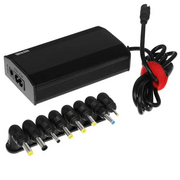  Универсальный адаптер для ноутбуков STM DLU90 NB Dual 90W, EU AC power cord Car Cigaratte Plug, USB(2.1A) 