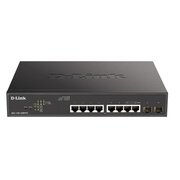  Коммутатор D-Link DGS-1100-10MPPV2/A3A, with 8 ports 10/100/1000Base-T and 2 ports 1000Base-X SFP (6 PoE ports 802.3af/802.3at (30 W) 