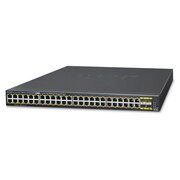  Коммутатор Planet GS-4210-48P4S IPv6/IPv4, 48-Port Managed 802.3at POE+ Gigabit Ethernet Switch + 4-Port 100/1000X SFP (440W) управляемый 