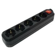  Сетевой фильтр 5bites SP5B-318 5S/3*1.5mm2/16A/ABS/1.8M/Black 