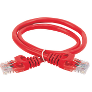  Патч-корд ITK PC04-C5EUL-05M кат.5E UTP LSZH 0,5м красный 