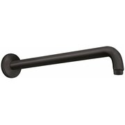  Держатель верхнего душа Hansgrohe 27413670 настенный 38.9см мат.черный 