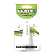 АЗУ Carline (00-00005449) 2 х USB (1A и 2.1А) белый 