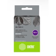  Картридж Cactus TZe-111 (CS-TZE111) черный ленточный для Brother 1010/1280/1280VP/2700VP 